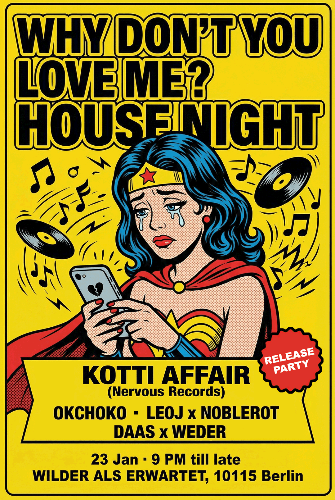 Release party poster